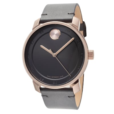 Movado Men's Bold 41mm Quartz Watch 3600945 - Black - N/A
