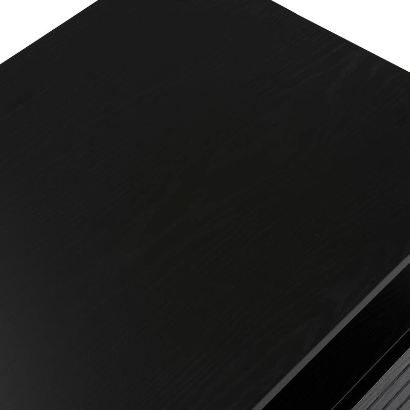 47.2" LED Coffee Table with Drawers & Light Display