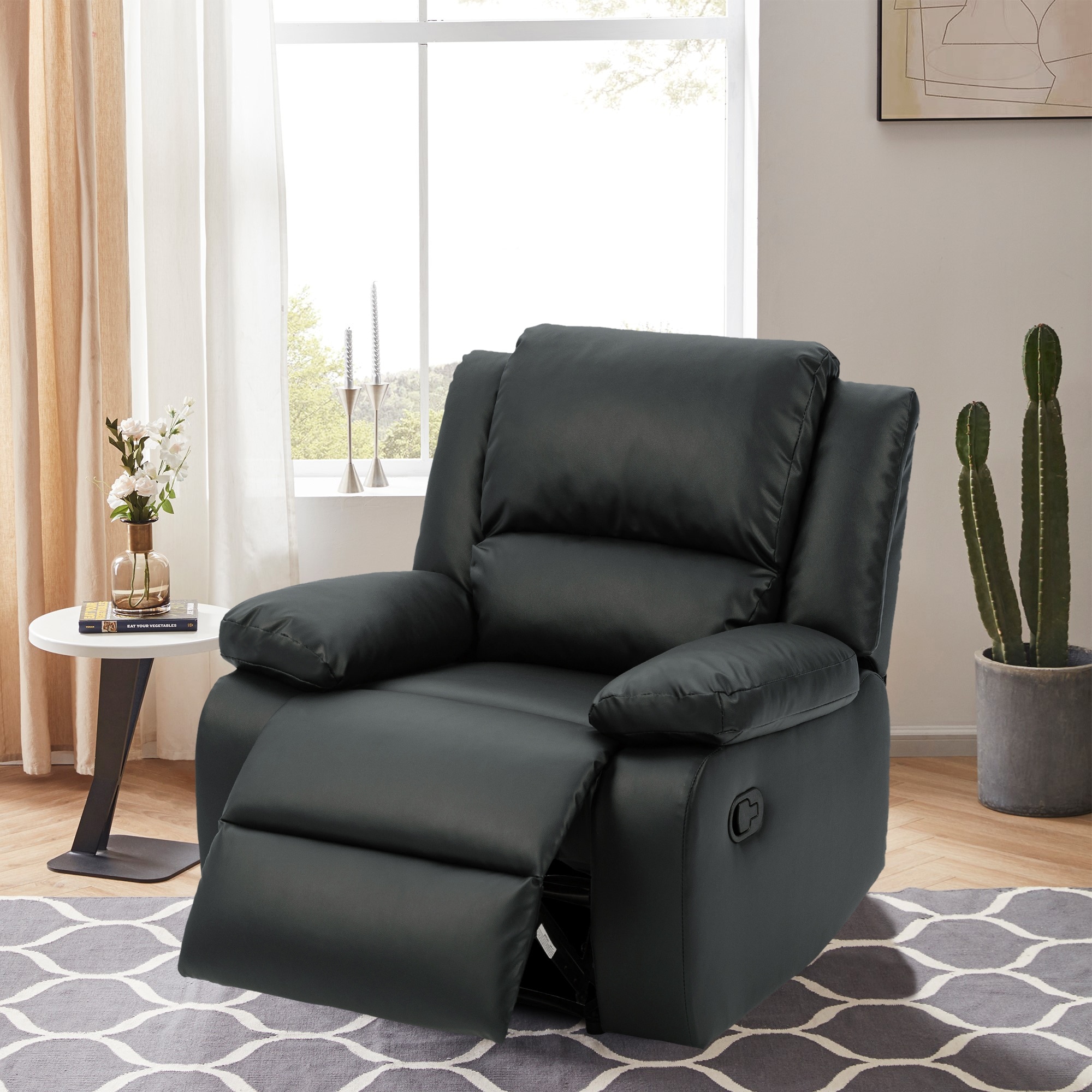 Faux Leather Single Seater Recliner Chair