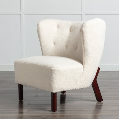 Merax Accent Chair, Upholstered Armless Chair
