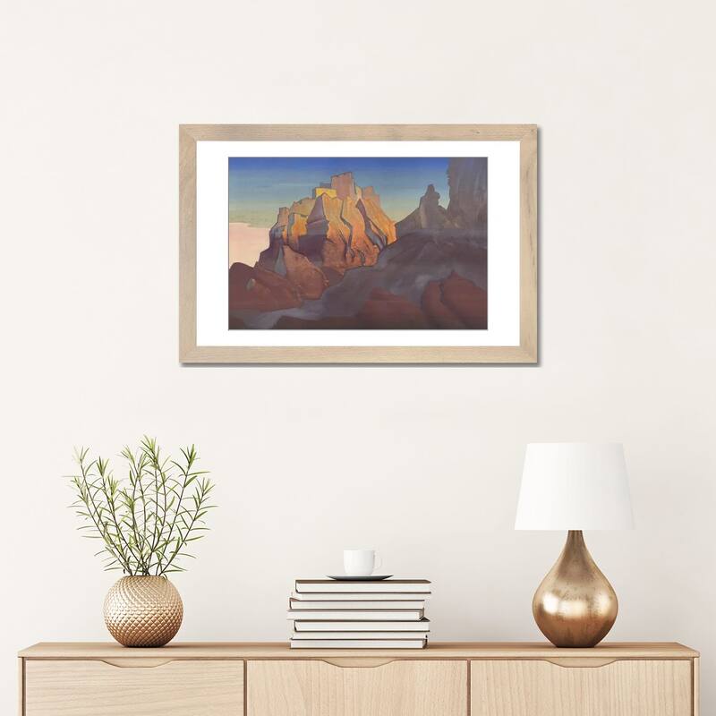 iCanvas "Tibetan Stronghold , 1932" by Nicholas Roerich