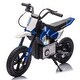 preview thumbnail 1 of 78, High Power 24V Ride On Motocross Motorcycle for Kids 5-15, 200W Hub Motor, Rear Wheel Shock Absorber, Bluetooth, LED Lights Blue