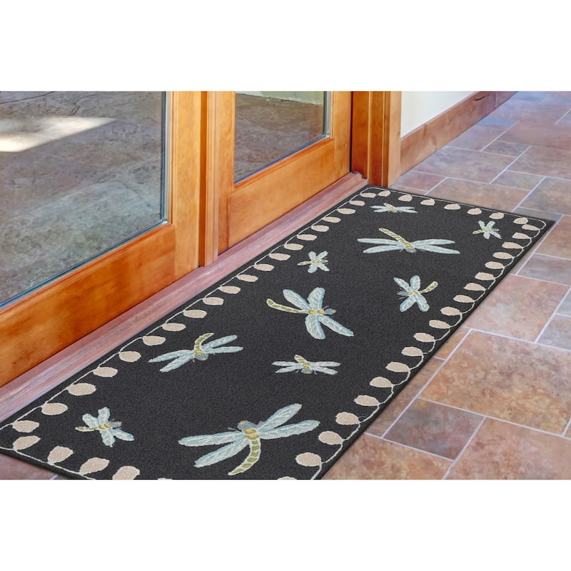 Liora Manne Frontporch Dragonfly Indoor/Outdoor Rug
