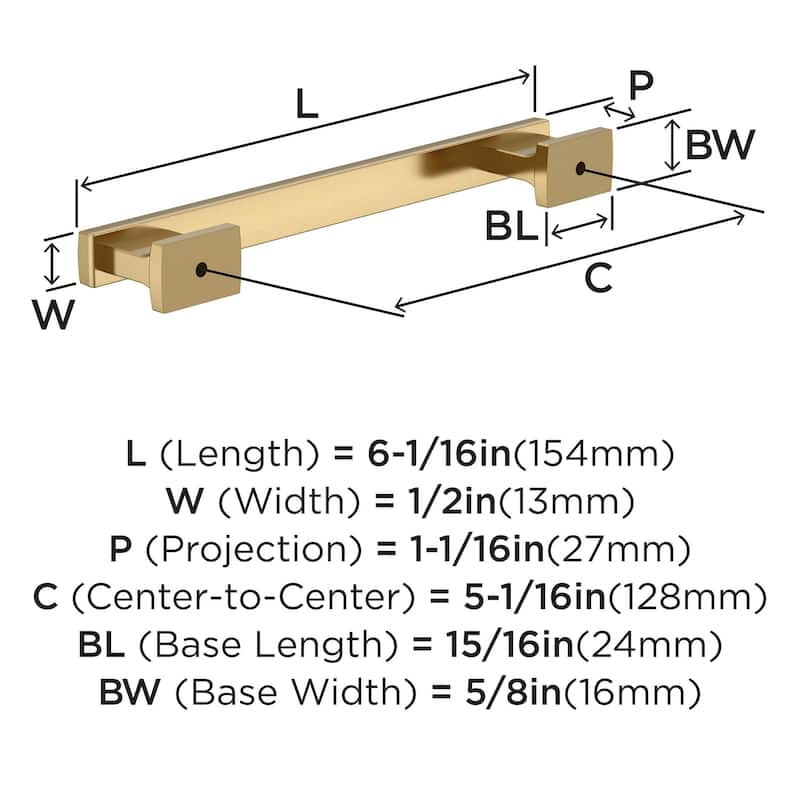 Amerock Triomphe Cabinet and Furniture Pull