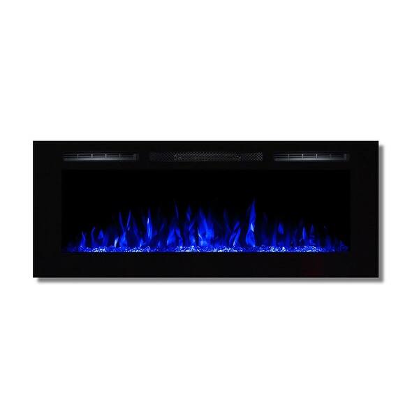 Shop Regal Flame Fusion 50 Built In Ventless Heater Recessed Wall Mounted Electric Fireplace Crystal On Sale Overstock 30405084