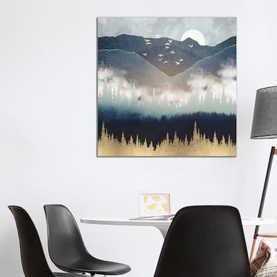 iCanvas "Blue Mountain Mist" by SpaceFrog Designs Canvas Print