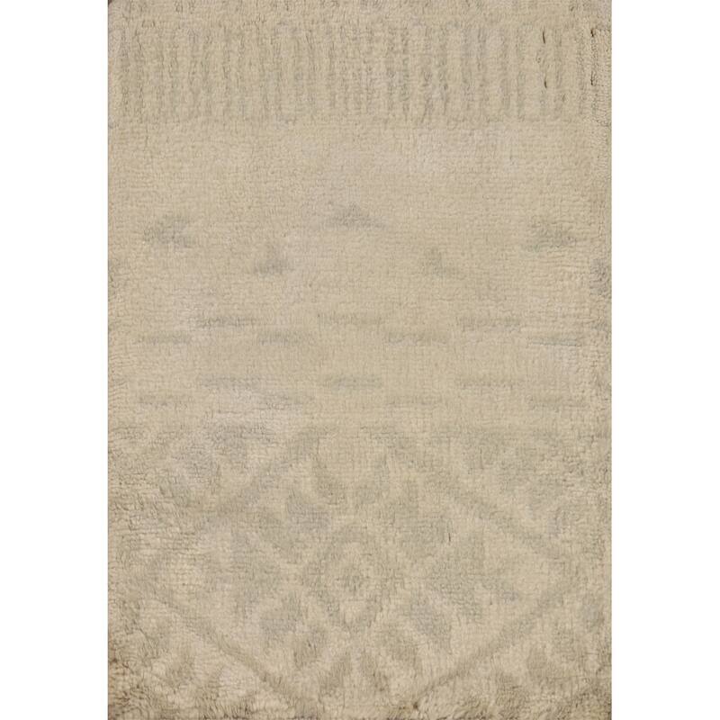 Moroccan Indian Accent Rug Handmade Foyer Wool Carpet - 2'0"x 3'0"