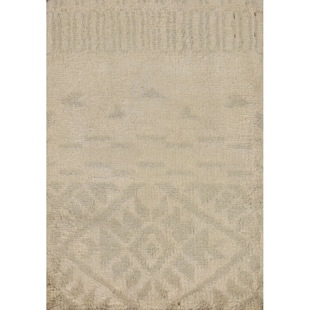 Moroccan Indian Accent Rug Handmade Foyer Wool Carpet - 2'0"x 3'0"