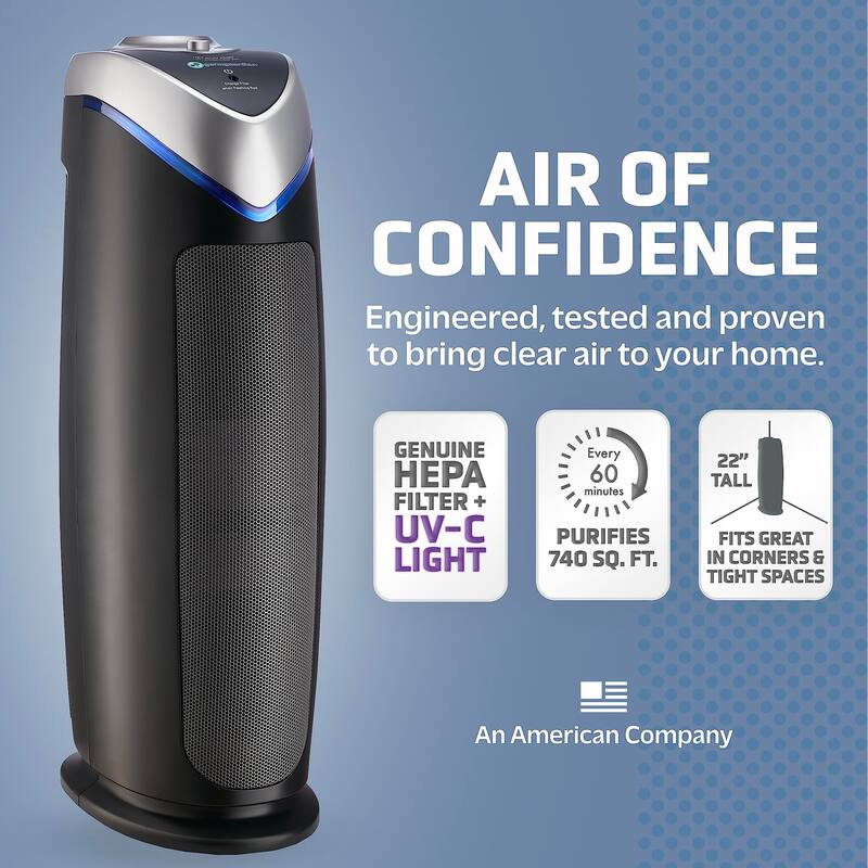 HEPA Air Purifier for Home, Large Room Air Purifiers with HEPA Filters