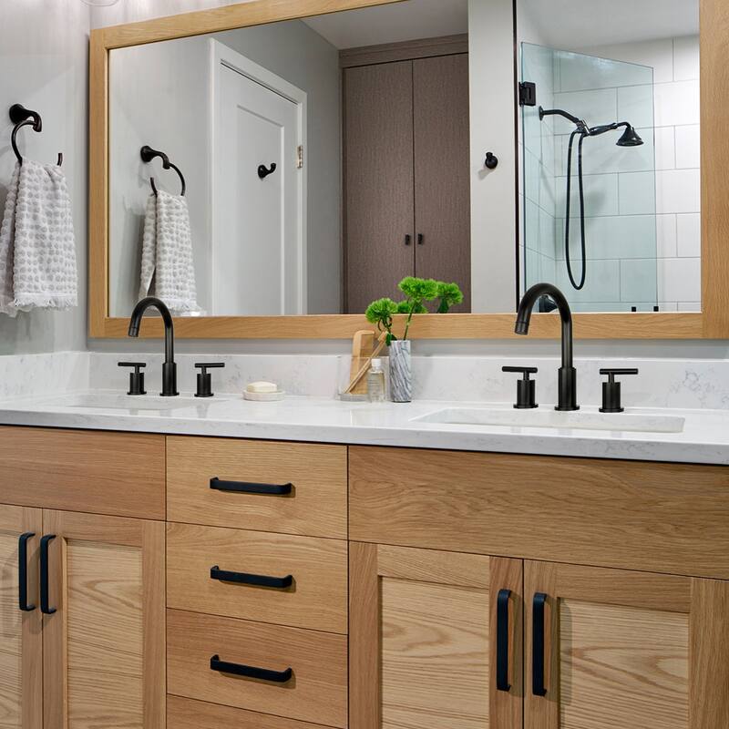Two-Handle Copper Widespread Bathroom Sink Faucet - 8' x 10'