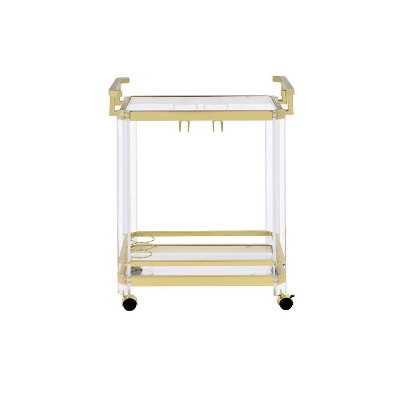 Aerin - Server cart - Gold