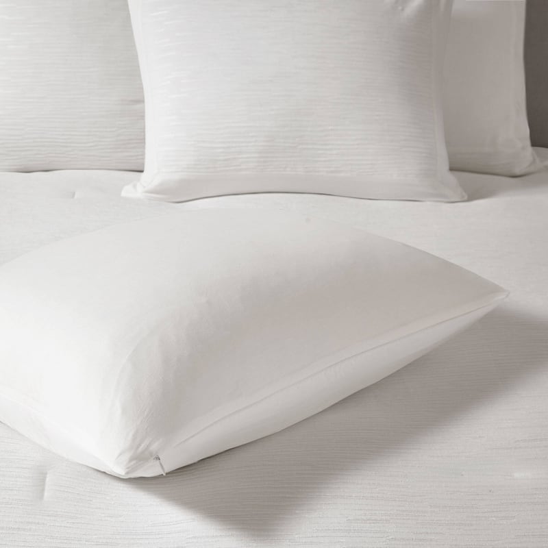 N Natori Hanae Cotton Blend Yarn Dyed 3 Piece Comforter Set 2-Color Option