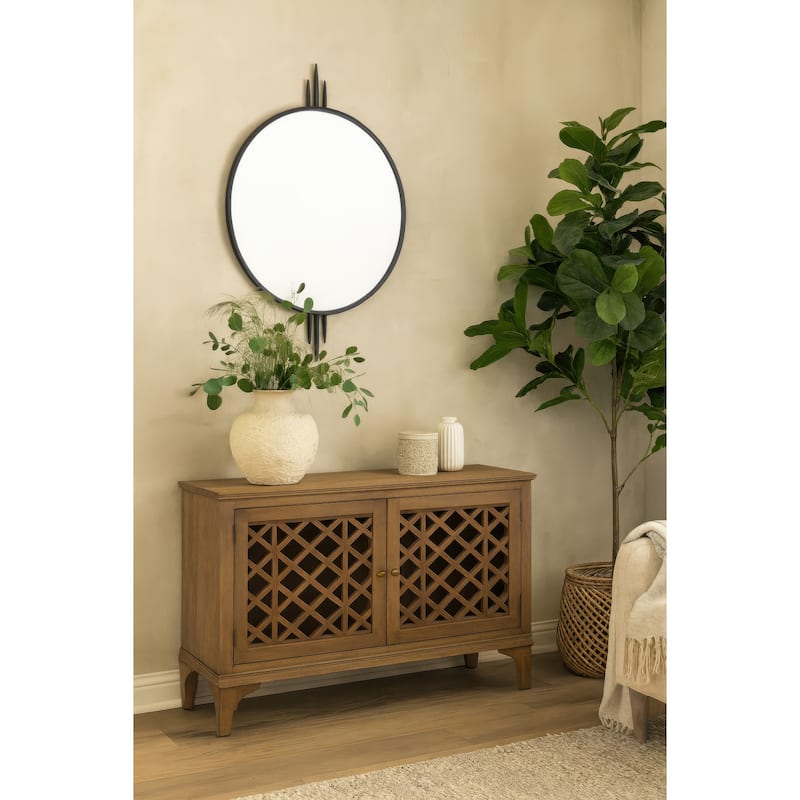 Varaluz Propaganda Round Wall Mirror