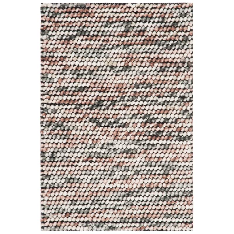 SAFAVIEH Handmade Natura Adriena Wool Rug - 2' x 3' - Brown/Ivory