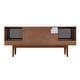 preview thumbnail 19 of 23, SEI Furniture Mid-century Modern TV Stand Media Console for TV's up to 68"