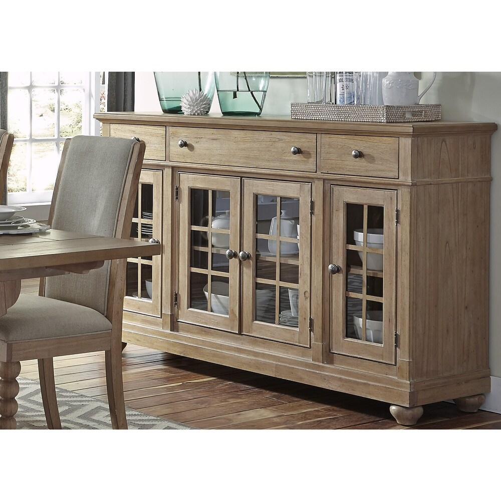Liberty Furniture Harbor View Sand Cottage Buffet (Beige)