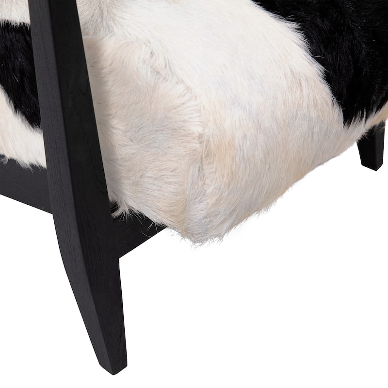 Nicole Teak Upholstered Occasional Chair