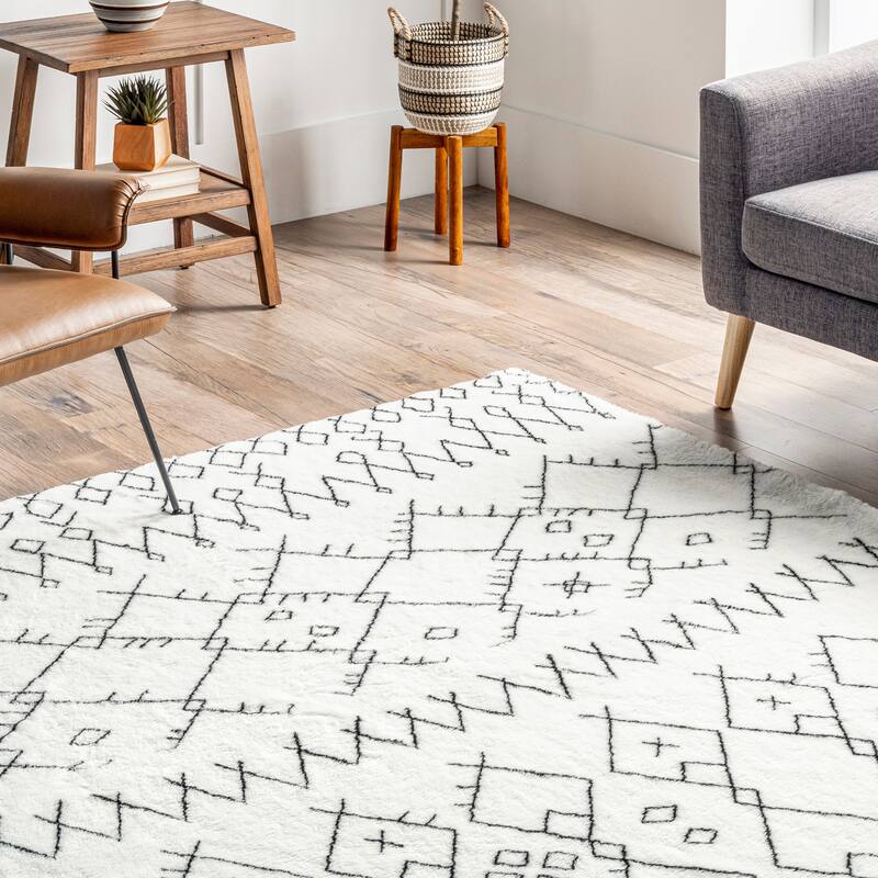 Nuloom Bev SuperiorWash Moroccan Machine Washable Shag Area Rug