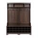 Prepac Hall Tree with Bench and Shoe Storage