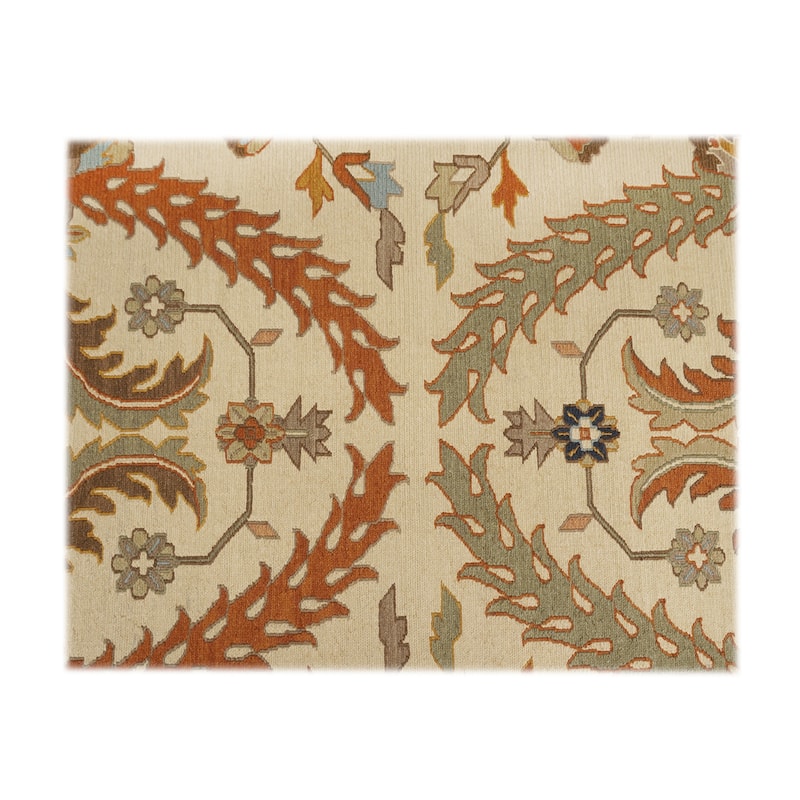 Ivory Soumak Flatweave Area Rug - 8' x 10' - 8' x 10'