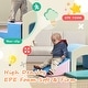 preview thumbnail 20 of 49, Soft Foam Game Machine for Children, with Sliding Stairs & Ramps for Single Channel Foam Climber for Children's Safety Soft Area