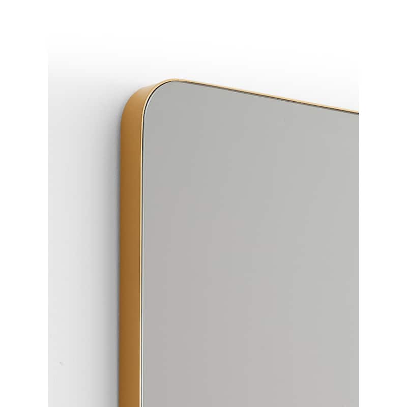 SUMMER STAR Gold Flat Wall Mirror - 22x30