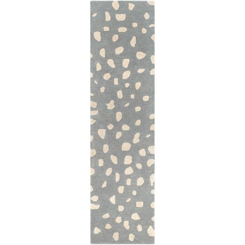 Livabliss Tunas Handmade Animal Print Wool Area Rug