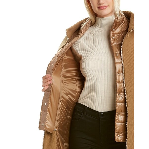 herno mixed media coat