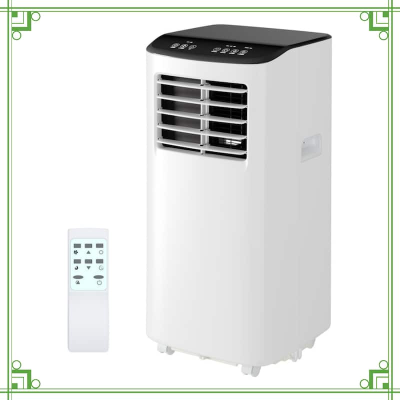 8000 BTU Portable Air Conditioner for Bedroom or Office - Black