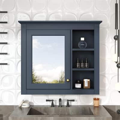 30'' x 28'' Medicine Cabinet,Wall Mounted Bathroom Storage Cabinet