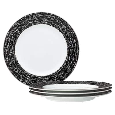 Noritake Rill Set Of 4 Salad Plates, 8-1/4"
