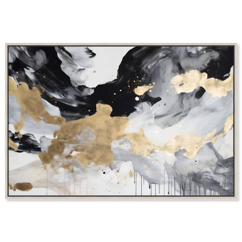 Galactic View Canvas by Art Remedy - Silver - 30" x 20"