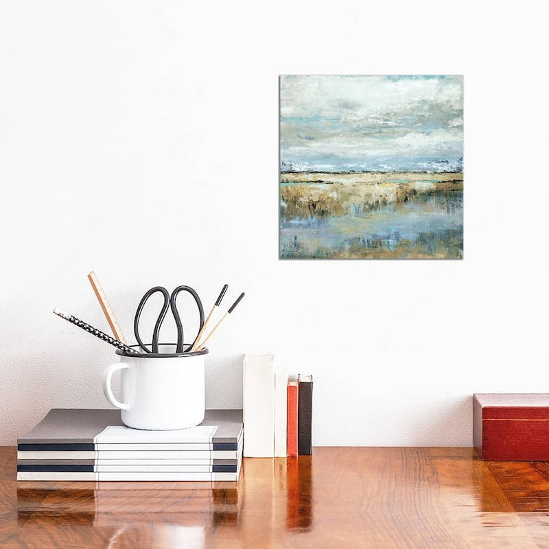 iCanvas "Coastal Marsh" by Tava Studios Canvas Print - 12x12x0.75