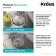 preview thumbnail 67 of 152, KRAUS Standart PRO Undermount Single Bowl Stainless Steel Kitchen Sink
