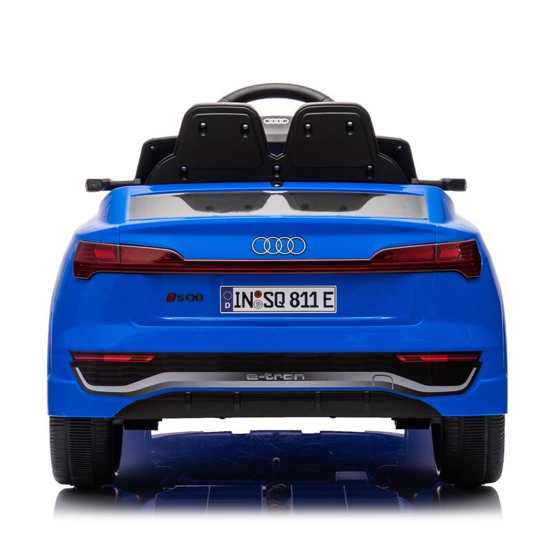 12V Kids Ride On Electric Car W/Parents Remote Control,Licensed Audi Sq8 For Kids,Volume Control,For Kids Aged 3-6.