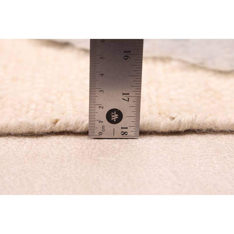 ECARPETGALLERY Hand-knotted Looma Cream Wool Rug - 8'2 x 10'3