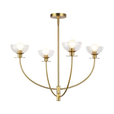 Alora Lighting CH515226 Sylvia 4 Light 26" Wide Chandelier