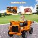 preview thumbnail 7 of 38, 12V Kids Ride On Dump Truck with Electric Dump Bed and Shovel