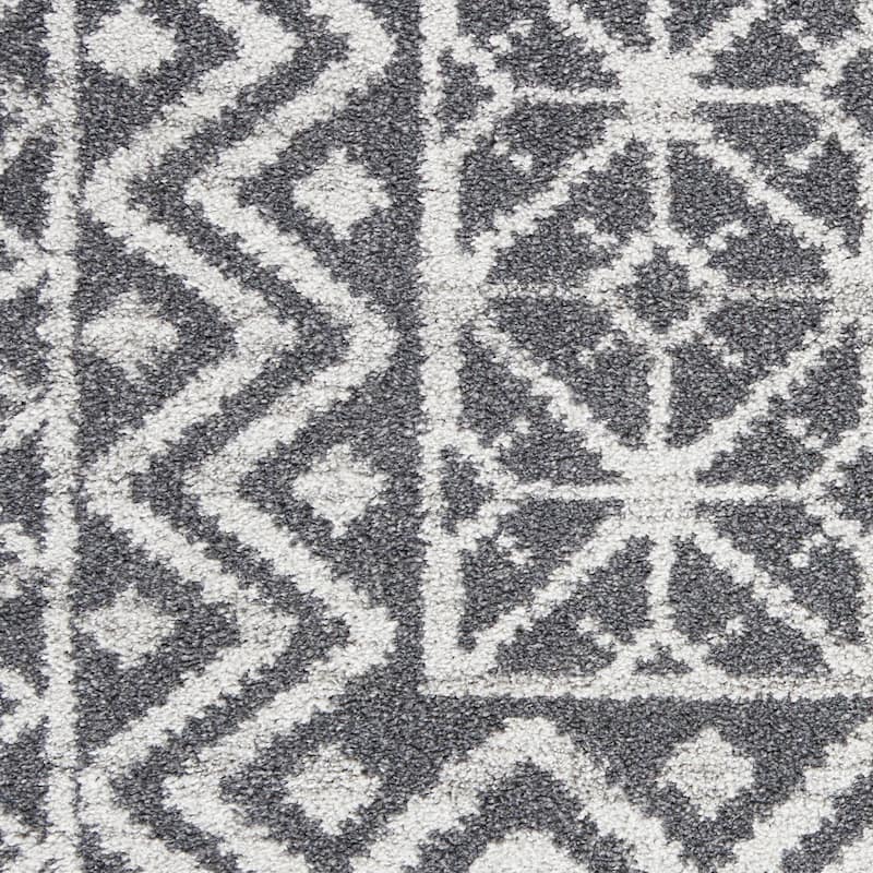 Carson Carrington Rantorp Moroccan Charcoal/Silver Area Rug