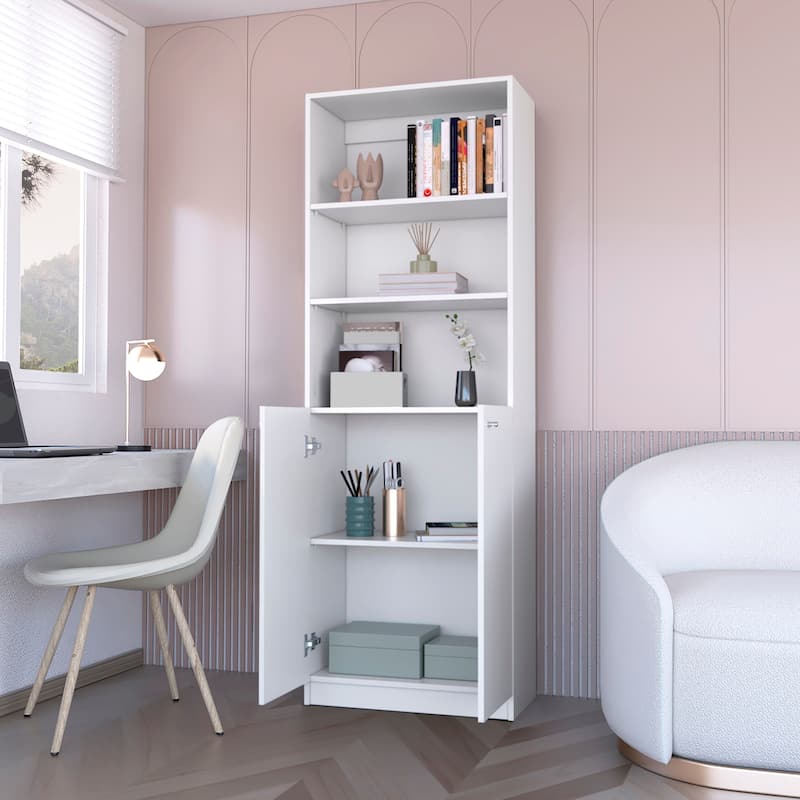 FM FURNITURE Sutton 2-Door Bookcase