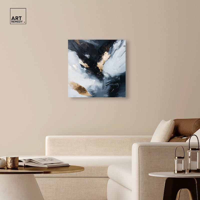 Golden Spark II Canvas by Art Remedy, Gallery Wrapped