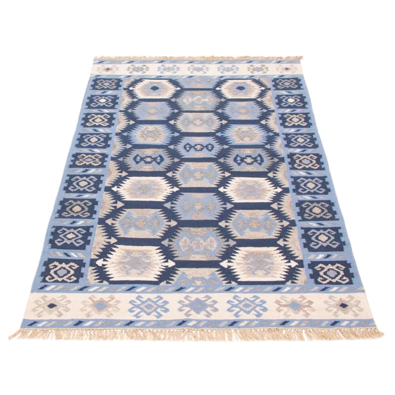 Ankara FW Navy Kilim 5'0" x 8'1" - 5'0 x 8'1