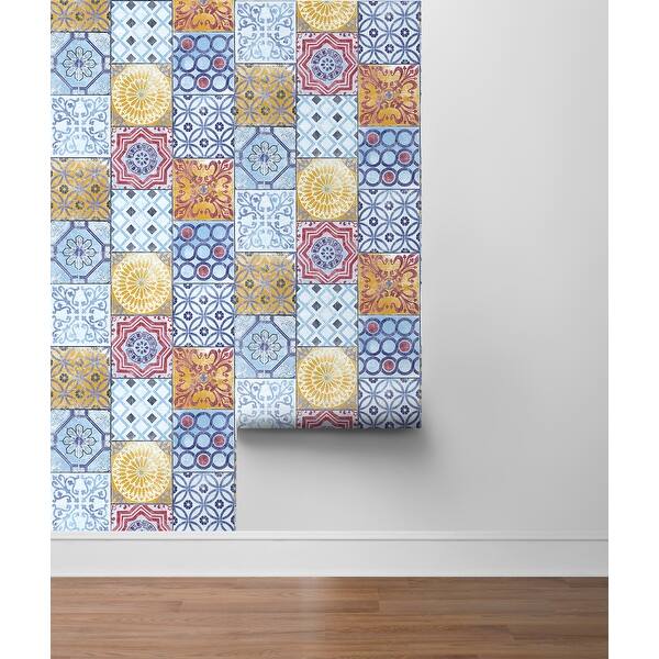 Shop Nextwall Moroccan Tile Peel And Stick Removable Wallpaper