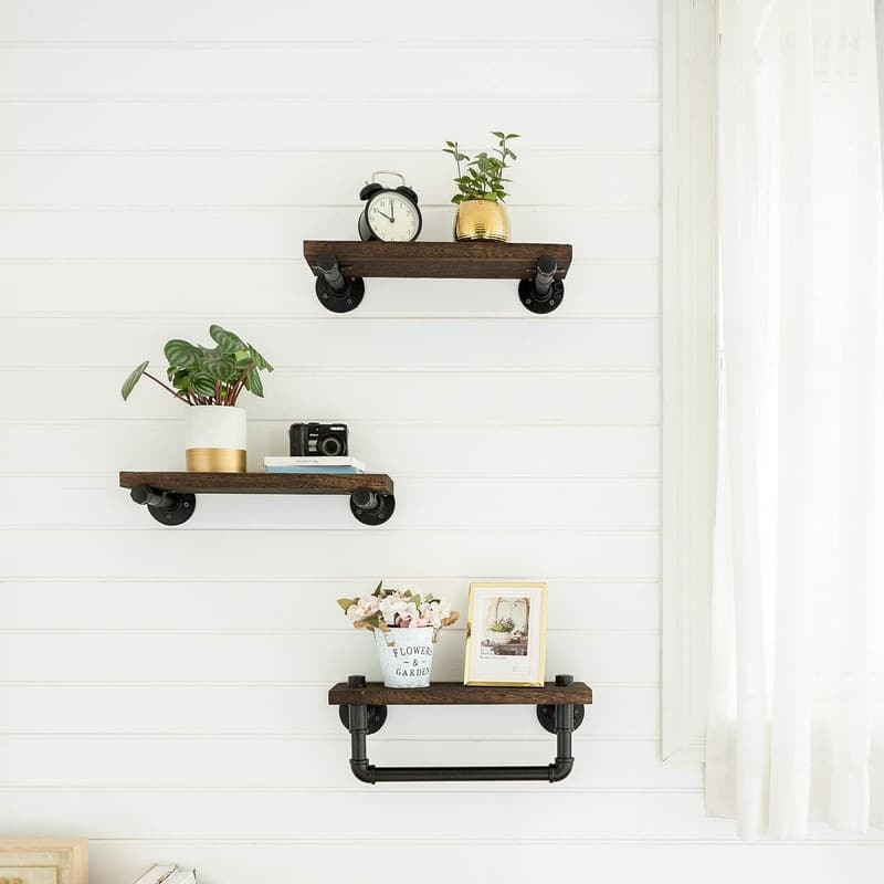 Floating Shelves - 1"D x 17"W x 5.3"H