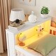 preview thumbnail 15 of 20, Wooden Loft Bed with Hanging Rod, LED, Bookshelf, Stairs, Storage Drawers and Shelves, Twin Size