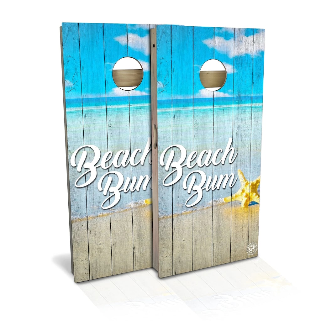 Beach Bum Outdoor Cornhole Board Set