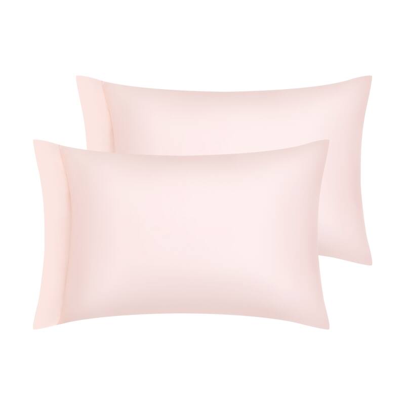 Set of 2 Pillow Cases, Soft Cooling Pillow Covers w Envelope Closure