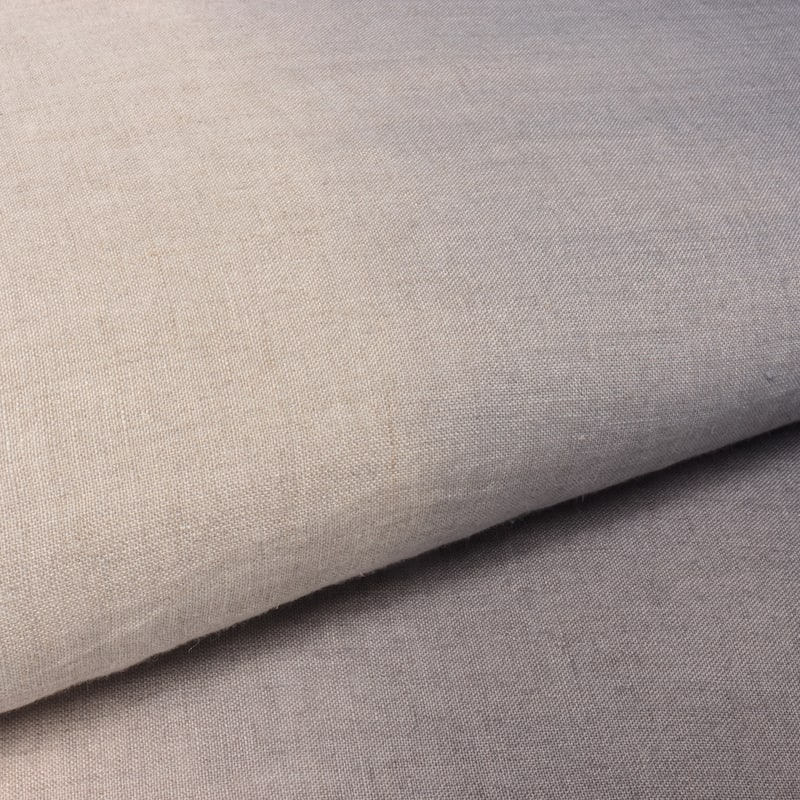Harp Blue Natural Linen Ombre Duvet Cover or Pillow Sham