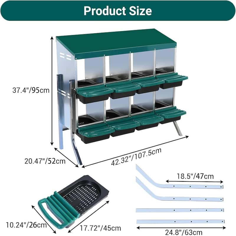 Metal Chicken Nesting Box