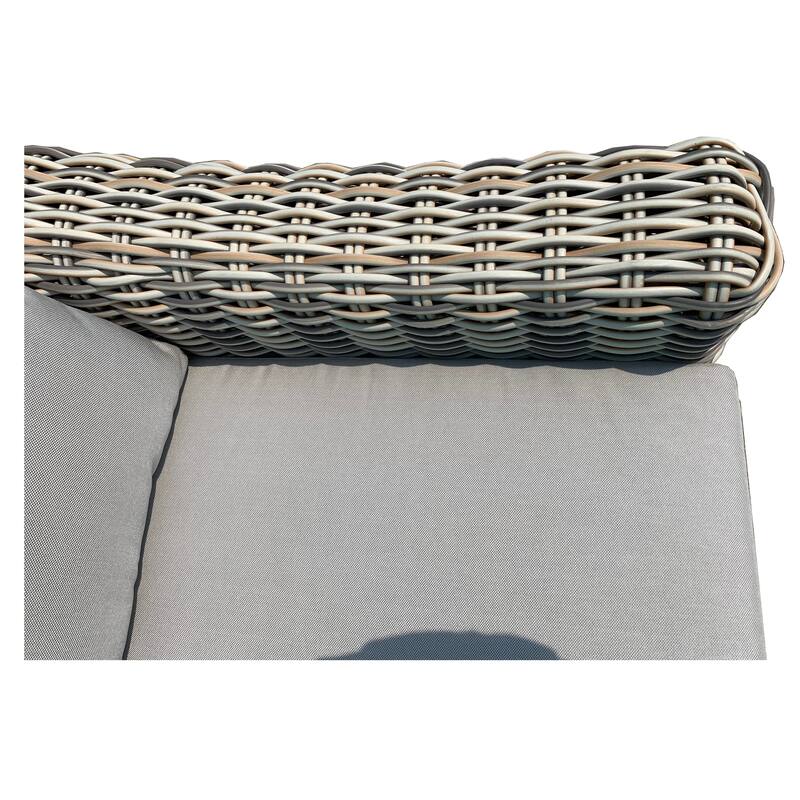 Hawaii Three-Tone Wicker Deep Seating Set with Cushion